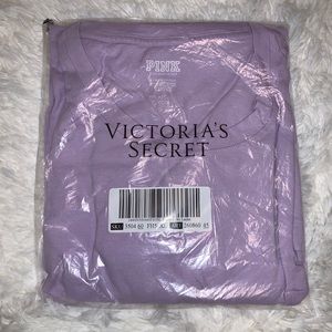 PINK Victoria's Secret Tops - VS PINK LONG SLEEVE CAMPUS TEE PINK Victoria's Secret Tops - VS PINK LONG SLEEVE CAMPUS TEE